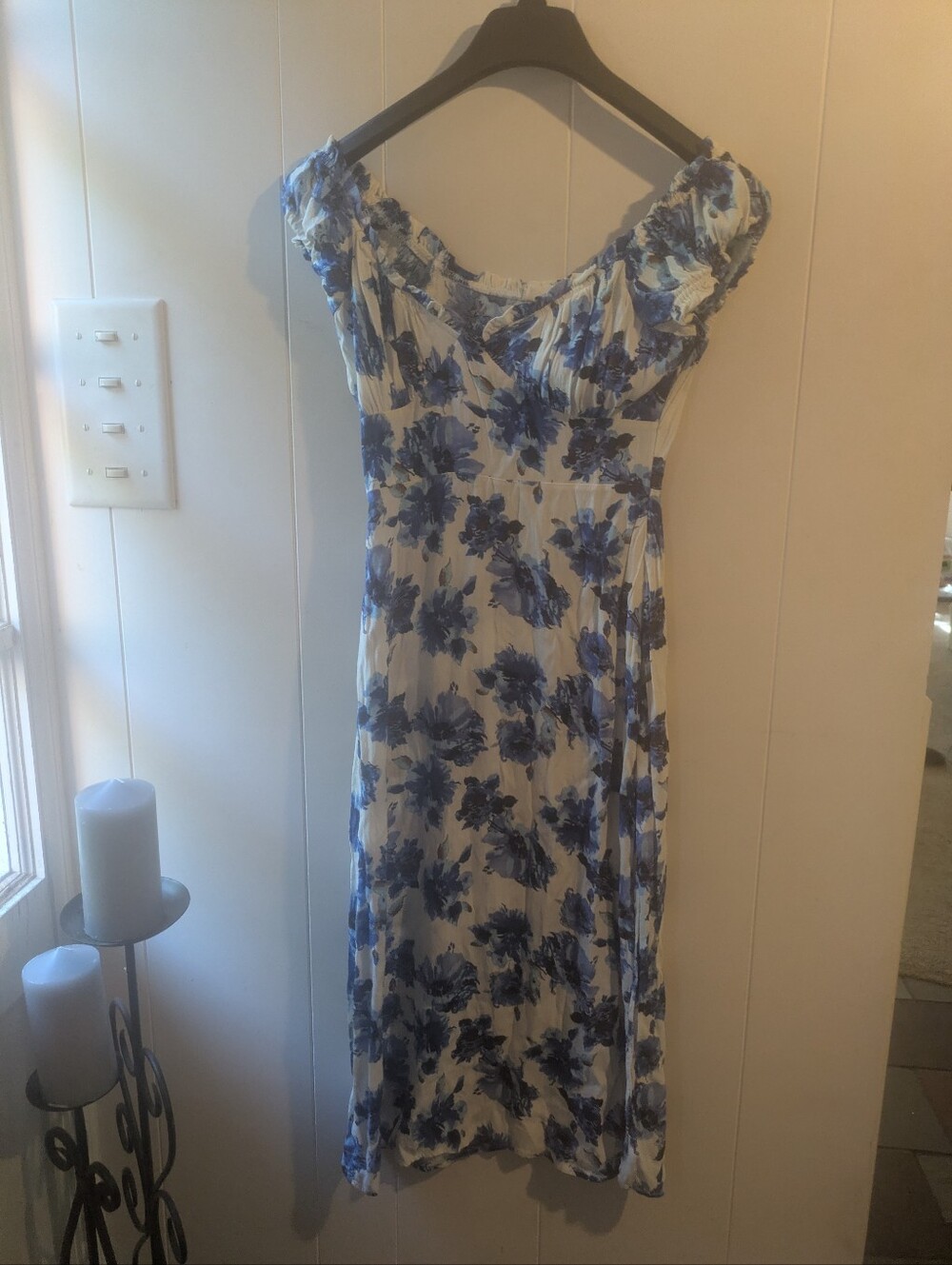 Blue Floral Women’s Dress